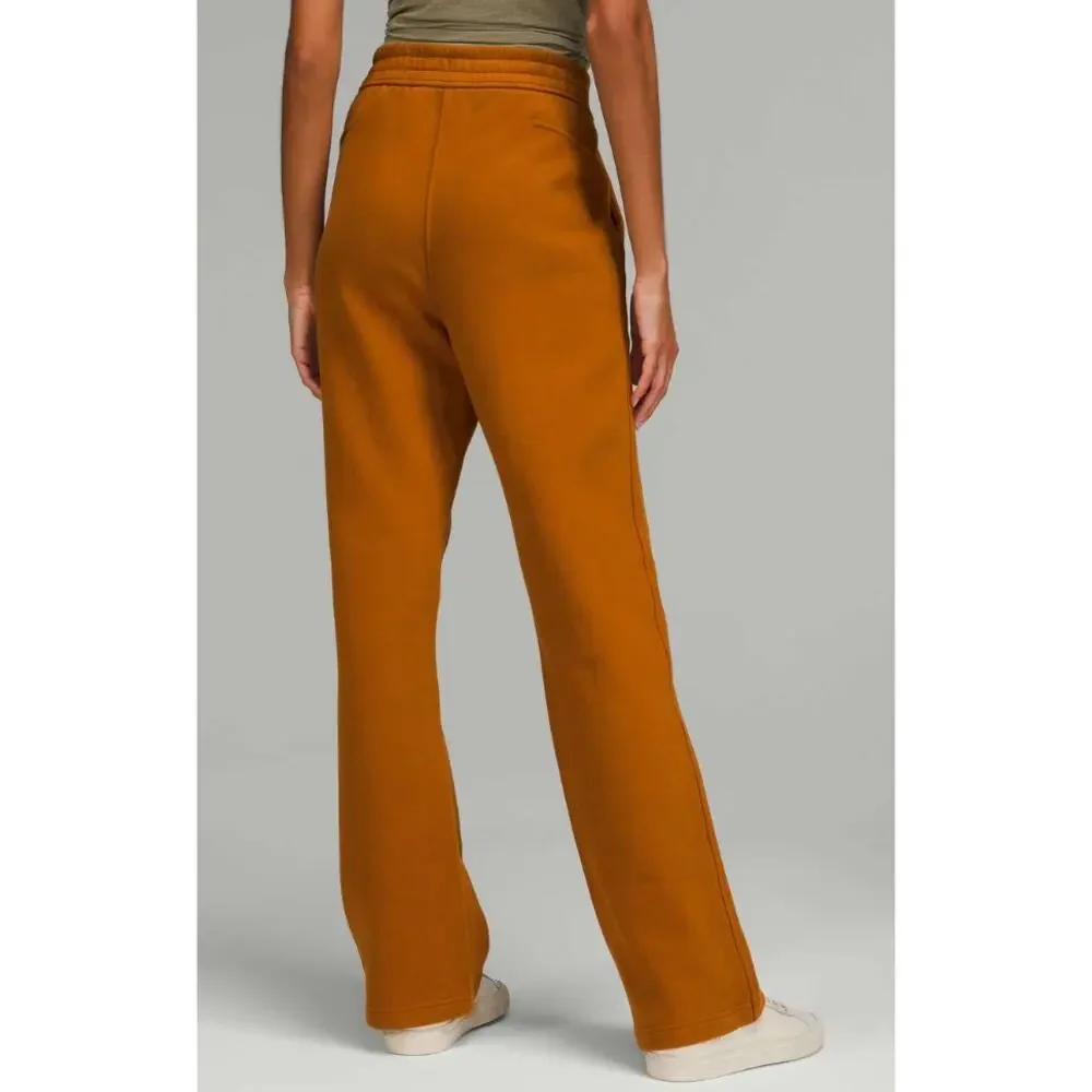 Lululemon Orange loungeful straight Leg Pants